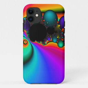 Rainbow Bubble Art iPhone Case