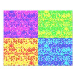 Rainbow-Bubble-Packung Pop Art Fotodruck