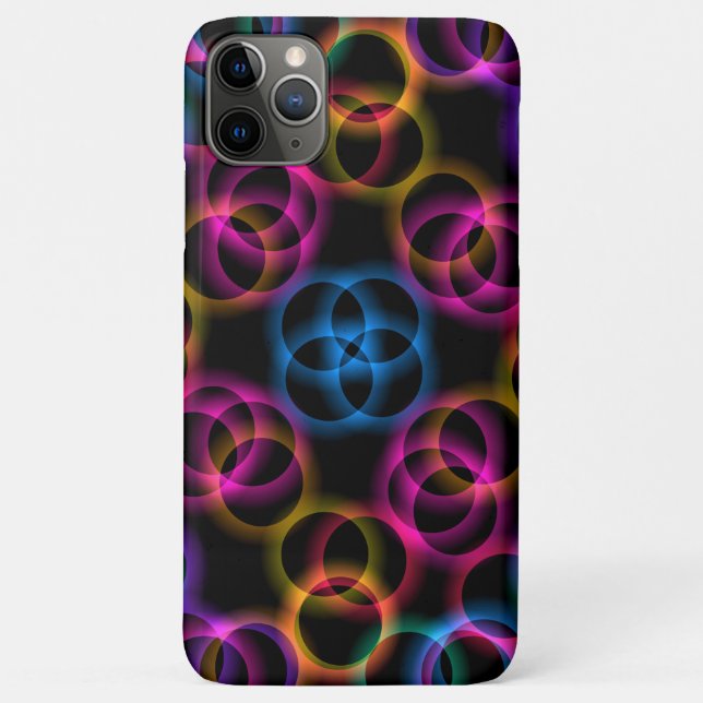 Rainbow Bubbles Case-Mate iPhone Hülle (Rückseite)