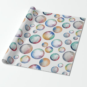 Rainbow Bubbles Geschenkpapier