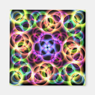 Rainbow Bubbles Magnet