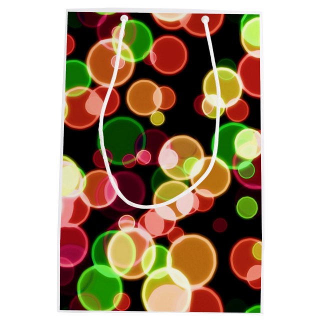 Rainbow Bubbles Mittlere Geschenktüte (Rückseite)