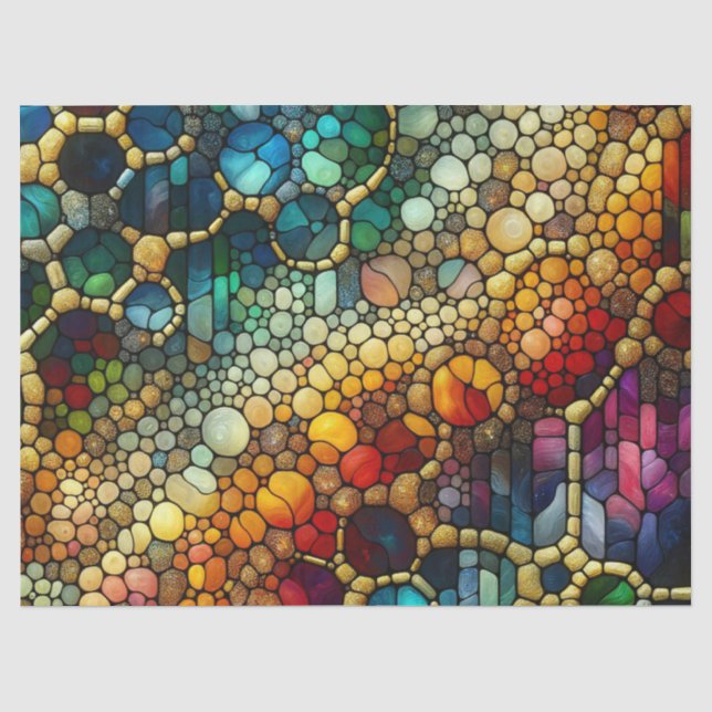 Rainbow Bubbles Seidenpapier (Vorderseite)
