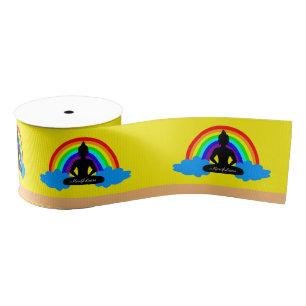 Rainbow Buddha & Achtsamkeits-Yoga /Meditation Ripsband