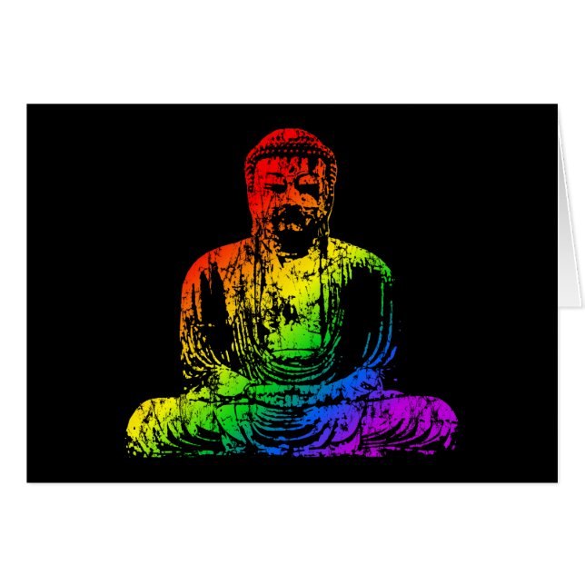 Rainbow Buddha Statue (Vorderseite (Horizontal))