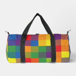 Rainbow Buffalo Karo Prix Kariert farbenfroh Duffle Bag