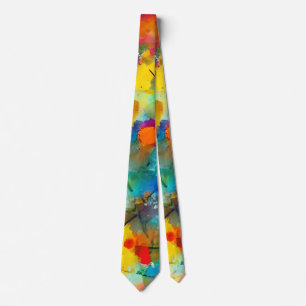 Rainbow Burst Necktie Krawatte