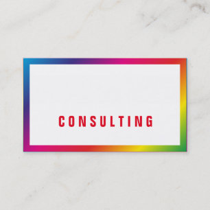 Rainbow Businesscards Visitenkarte