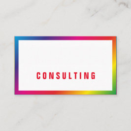 Rainbow Businesscards Visitenkarte