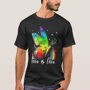 Rainbow Butterfells Gay Pride Lgbt Month Liebe is T-Shirt