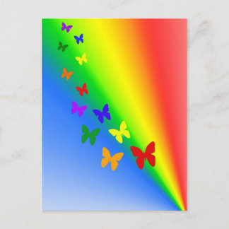 Rainbow Butterfells Postkarte