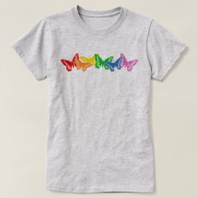 Rainbow Butterfells T-Shirt (Design vorne)