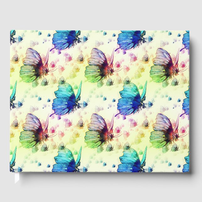 Rainbow Butterflies Gästebuch (Vorderseite)