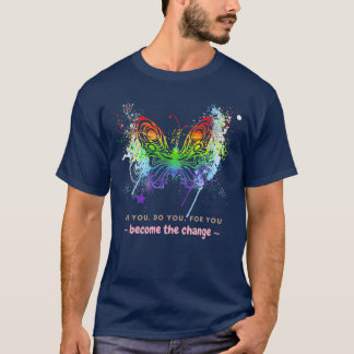 Rainbow Butterfly 4 1 T-Shirt