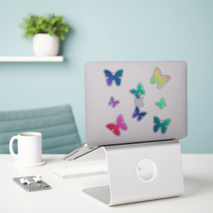 Rainbow Butterfly Pack   Niedliche Schmetterlinge Aufkleber