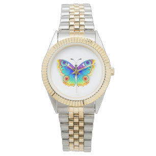Rainbow Butterfly Peacock Eye Armbanduhr