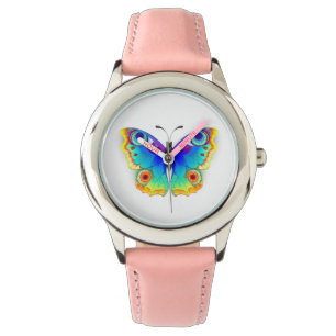Rainbow Butterfly Peacock Eye Armbanduhr