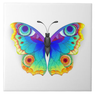Rainbow Butterfly Peacock Eye Fliese