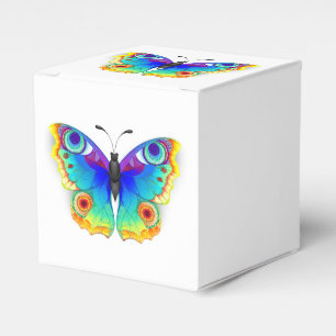 Rainbow Butterfly Peacock Eye Geschenkschachtel