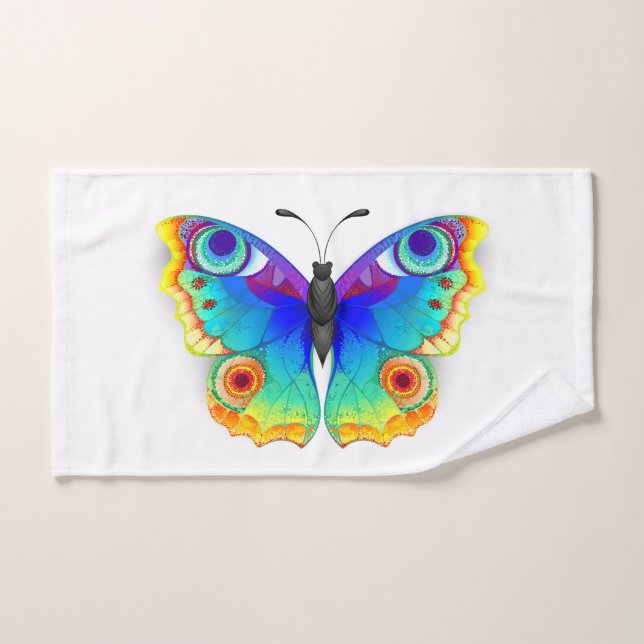 Rainbow Butterfly Peacock Eye Handtuch (Handtuch)