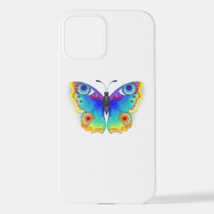 Rainbow Butterfly Peacock Eye iPhone 12 Hülle