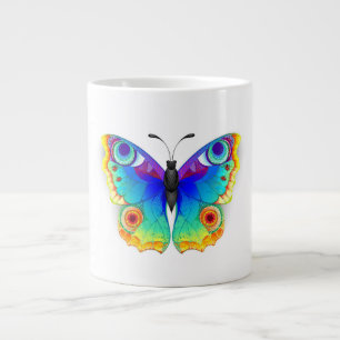 Rainbow Butterfly Peacock Eye Jumbo-Tasse
