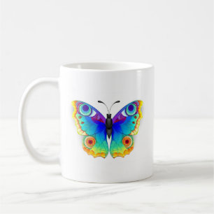 Rainbow Butterfly Peacock Eye Kaffeetasse