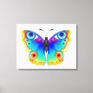 Rainbow Butterfly Peacock Eye Leinwanddruck