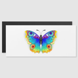 Rainbow Butterfly Peacock Eye Magneteinladung