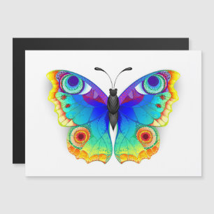 Rainbow Butterfly Peacock Eye Magneteinladung