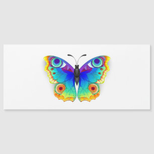 Rainbow Butterfly Peacock Eye Magnetkarte