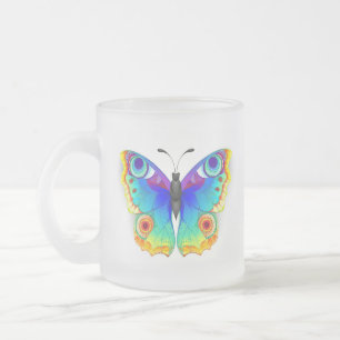 Rainbow Butterfly Peacock Eye Mattglastasse