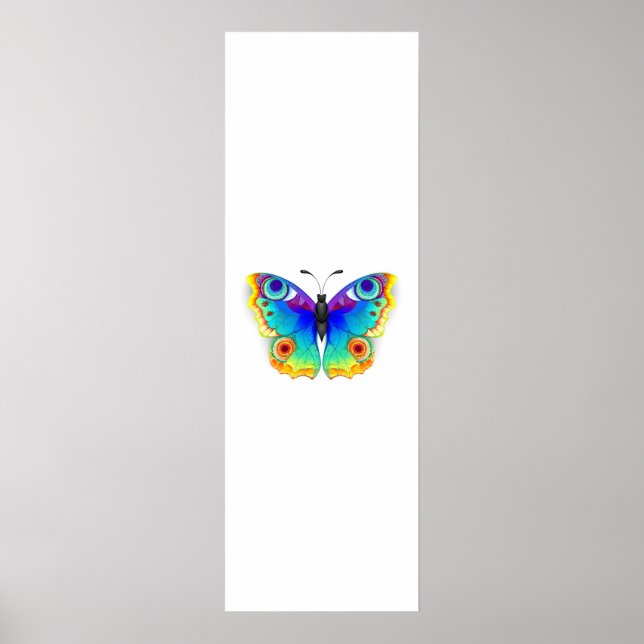 Rainbow Butterfly Peacock Eye Poster (Vorne)