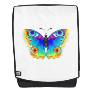 Rainbow Butterfly Peacock Eye Rucksack
