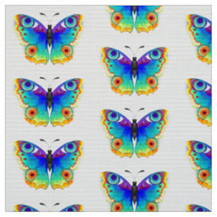 Rainbow Butterfly Peacock Eye Stoff