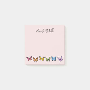 Rainbow Butterfly Personalisierte Post-It-Notes Post-it Klebezettel