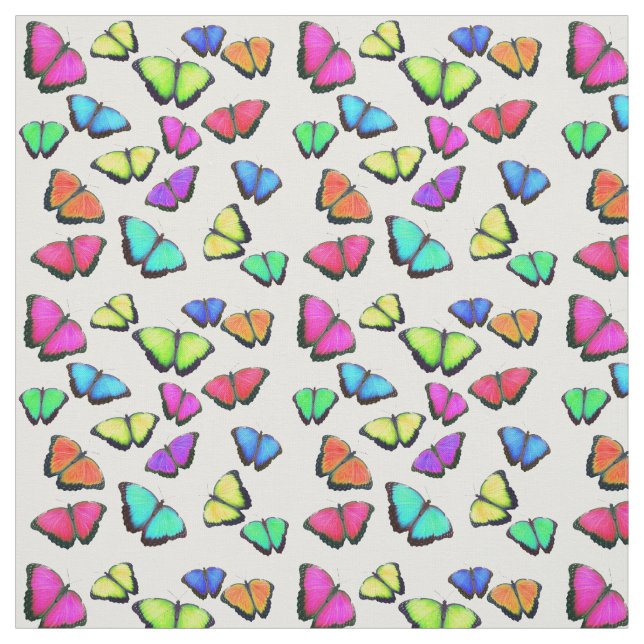 Rainbow Butterfly Stoff (Muster)