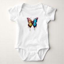Rainbow Butterfly T - Shirt
