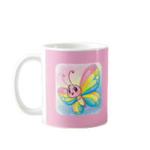 Rainbow Butterfly-Tasse