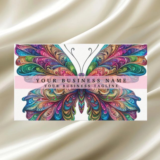 Rainbow Butterfly Visitenkarte (Von Creator hochgeladen)