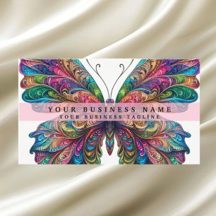 Rainbow Butterfly Visitenkarte