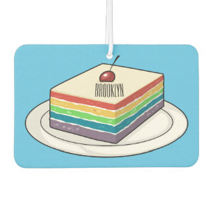 Rainbow cake Cartoon Autolufterfrischer