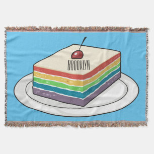 Rainbow cake Cartoon Decke