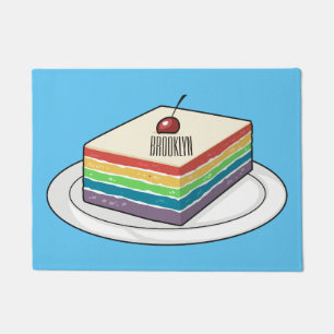 Rainbow cake Cartoon Fußmatte