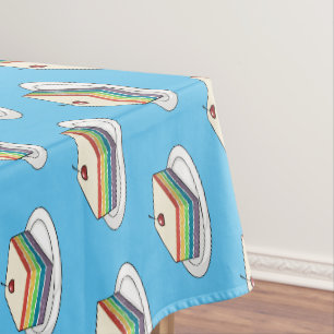 Rainbow cake Cartoon Tischdecke