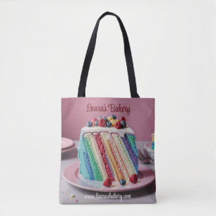 Rainbow Cake Feinschmecker Bakers Tote Bag