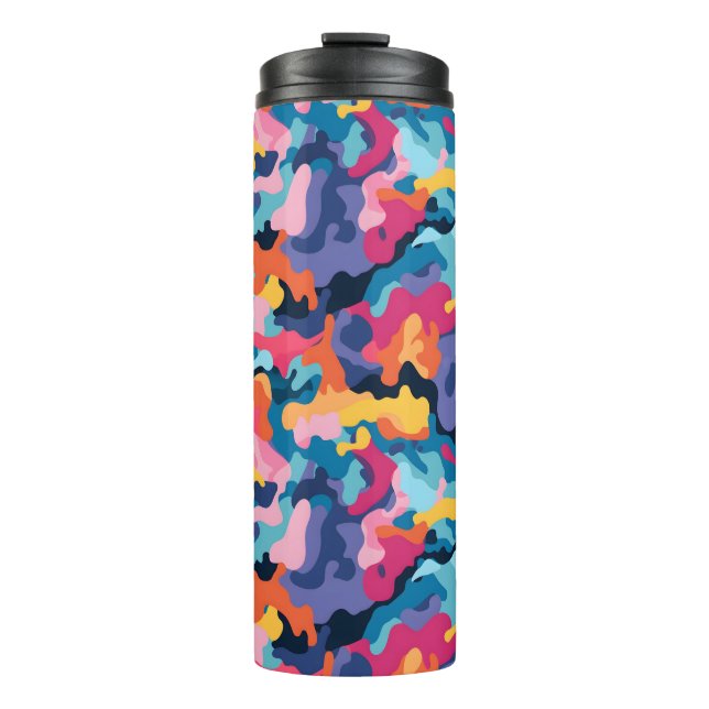 Rainbow Camouflage Thermosbecher (Vorderseite)
