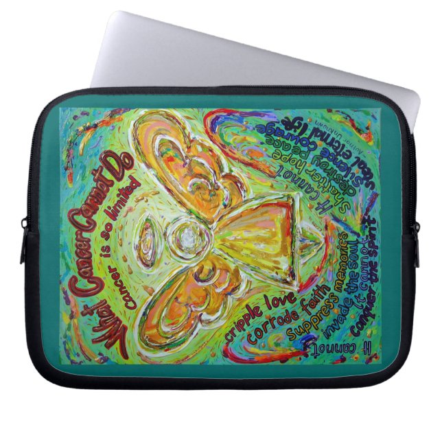 Rainbow Cancer kann Computer Sleeve Bag nicht ents (Vorderseite)