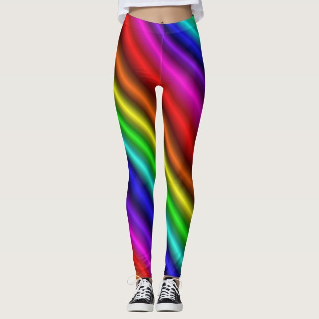 Rainbow Candy Leggings (Vorderseite)
