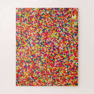 Rainbow Candy Sprinkle Muster Puzzle